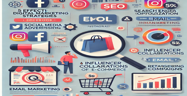 Best 5 Effective Digital Marketing Strategies to Boost Sales of E-commerce