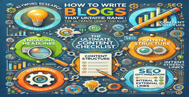 How to Write Blogs That Rank: The Ultimate Content Checklist